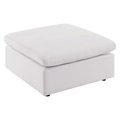 Modway Furniture 300 lbs Commix Overstuffed Outdoor Patio Ottoman, White EEI-4903-WHI
